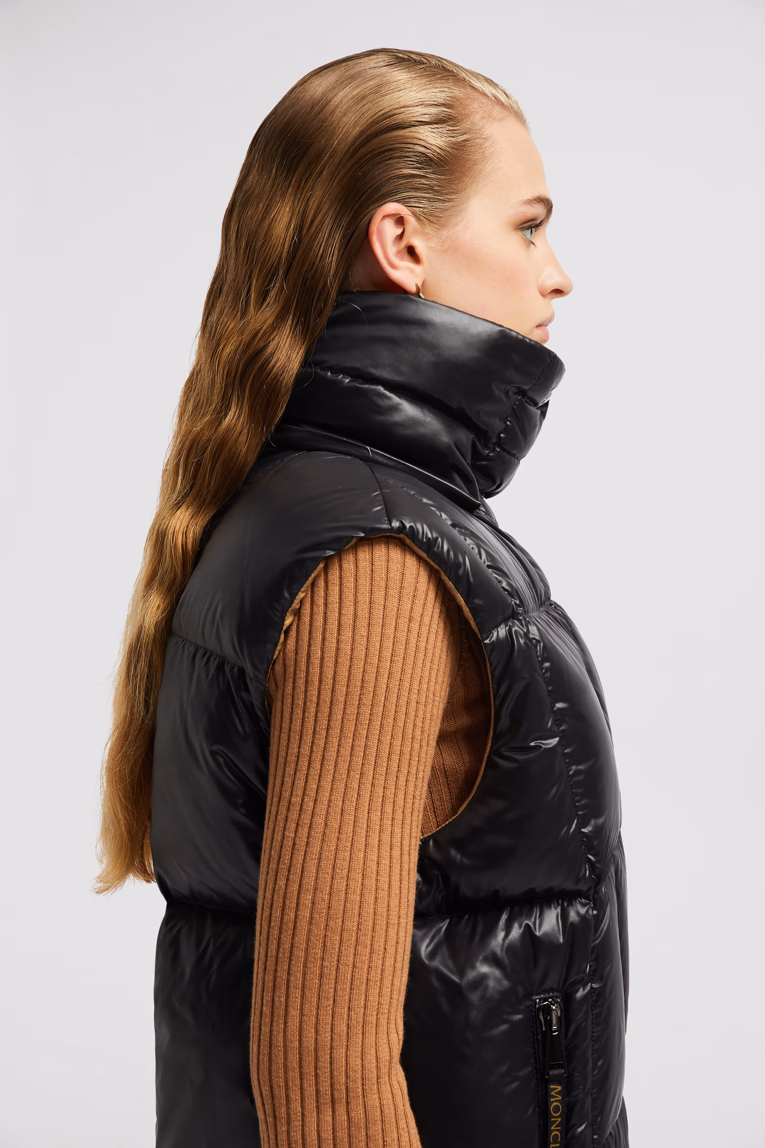 Doudoune sans manches Luzule à capuche Femmes Noir Moncler 7
